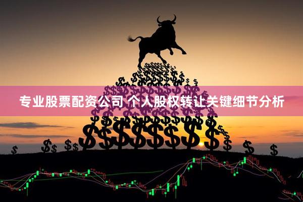 专业股票配资公司 个人股权转让关键细节分析